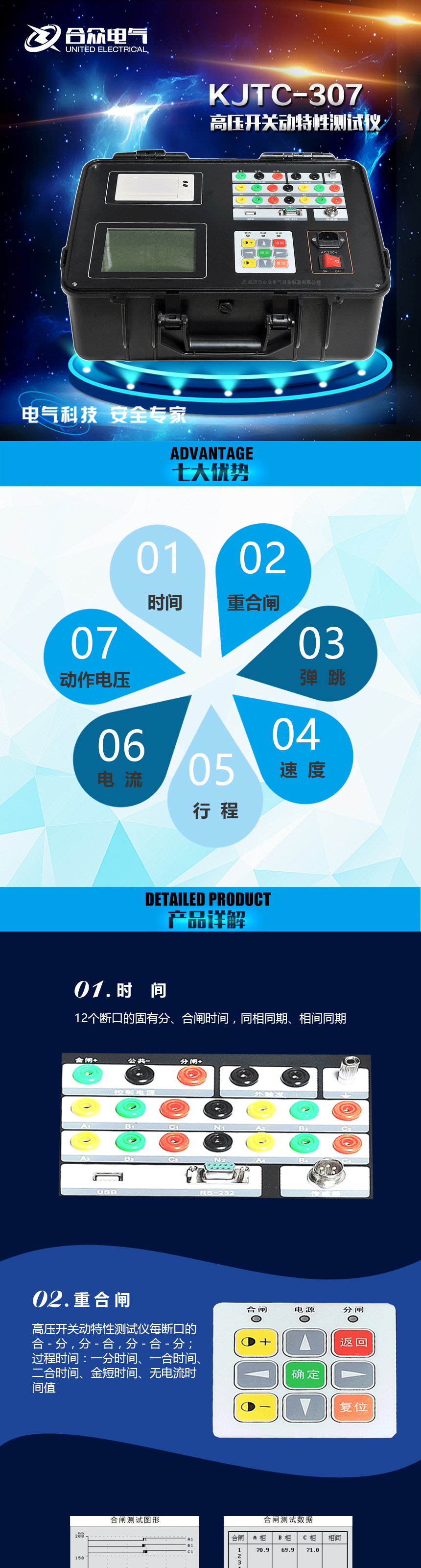 高壓開關(guān)動(dòng)特性測(cè)試儀